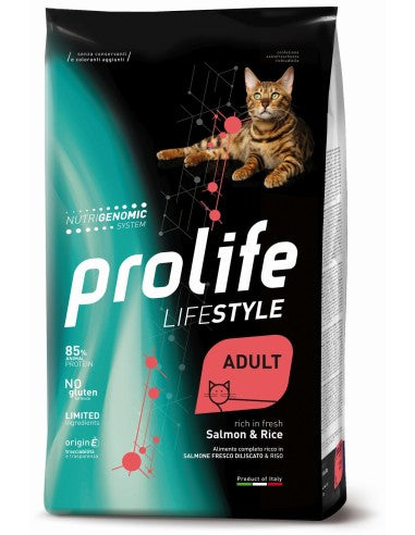Prolife LifeStyle Adult Salmone 1,5kg - Gatto Adulto Prolife LifeStyle Adult Salmone 1,5kg - Gatto Adulto